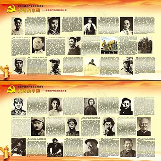 中国共产党成立90周年图片展板 中国共产党成立90周年图片展板
