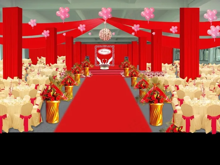 红色传统婚礼效果图(2592X1944(DPI:72))psd模版下载