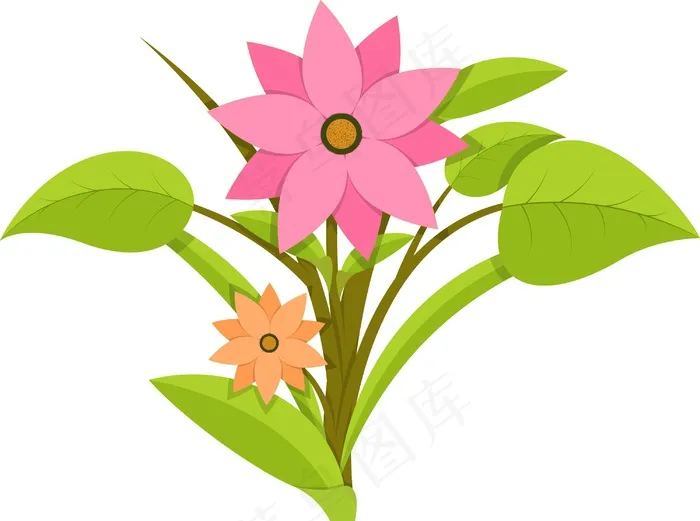 鲜花店eps,ai矢量模版下载