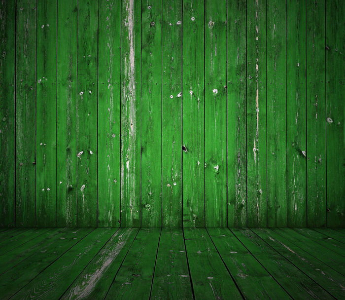 绿色怀旧木板背景图片