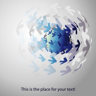 三维圆球矢量素材