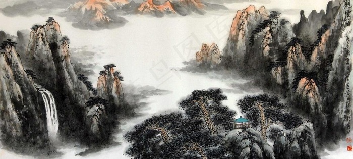 水墨山水图片