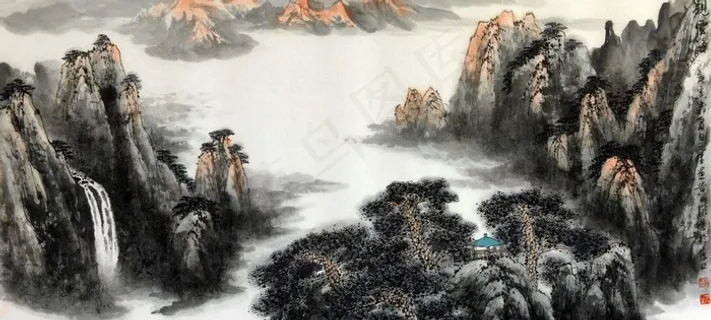 水墨山水图片 水墨山水图片