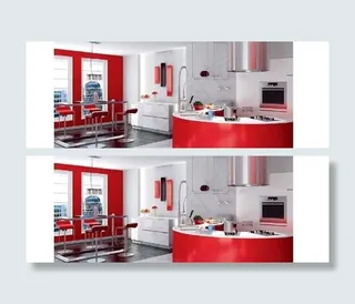 现代开放式厨房图片