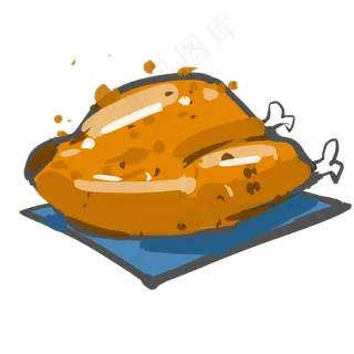 火鸡烤鸭美食火鸡烤鸭美食