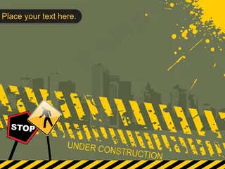 随着垃圾插画矢量建筑