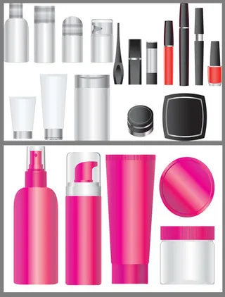 化妆品包装设计矢量素材