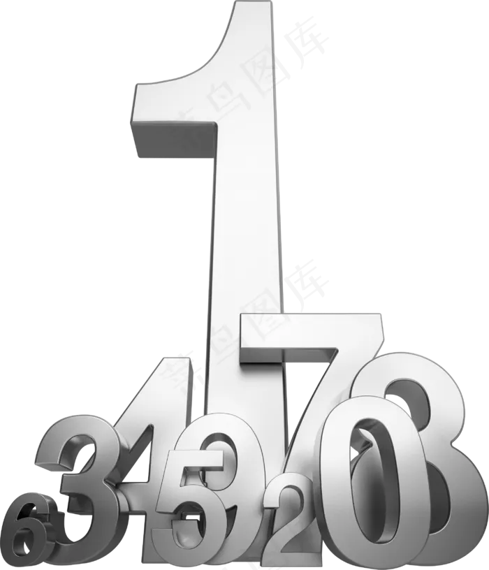 创意数字1冠军奖杯PNG免扣素材(2981X3476)