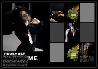 高调时尚写真模板