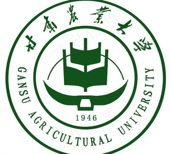 甘肃农大校徽分层素材图片