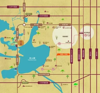 纳帕溪醍配套地图 完稿 房地产区位图