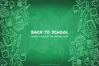 绿色背景矢量图