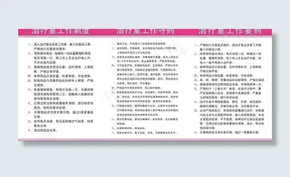 治疗室制度守则图片