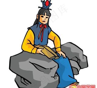 中华传统人物之贾宝玉卡通矢量素材