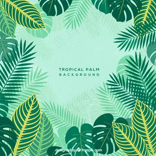 绿色背景矢量图