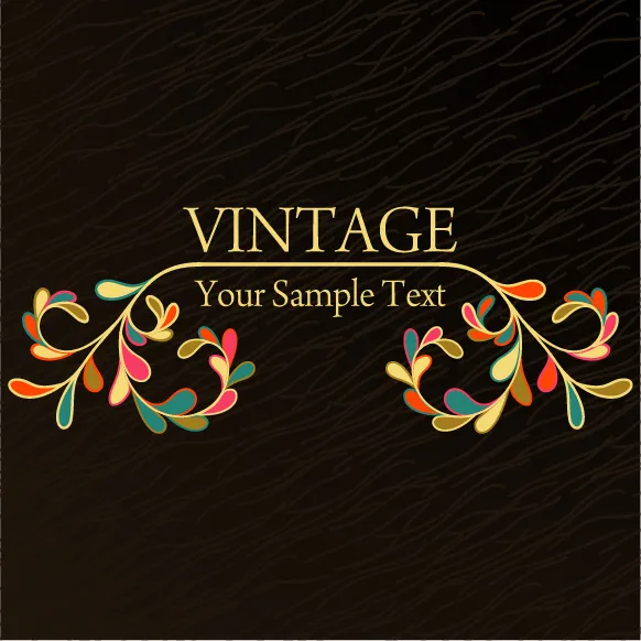 精美小圆叶花纹eps,ai矢量模版下载