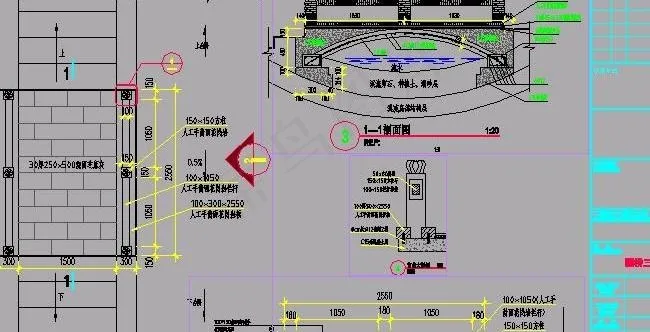 精美园林八式景观桥工程图