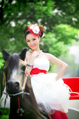 {白色的马车}婚纱样片A