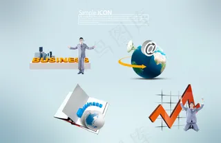 高清PSD分层素材各种商务标志