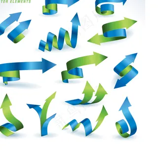 创意科技箭头矢量素材