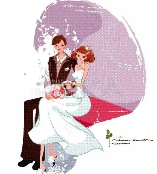 结婚照图片eps,ai矢量模版下载