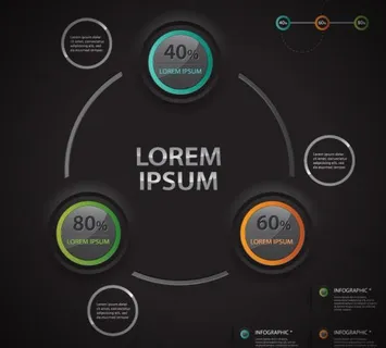 潮流标贴标签矢量素材三