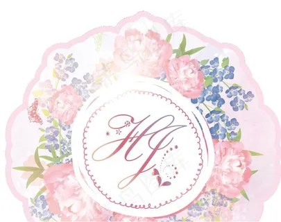 水彩风格婚礼舞台背板-【美嫁】 水彩风格婚礼舞台背板-【美嫁】