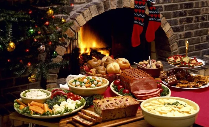 圣诞餐桌图片素材下载