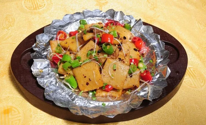 铁板米豆腐图片
