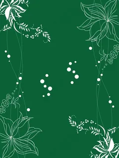 绿色底色花纹移门