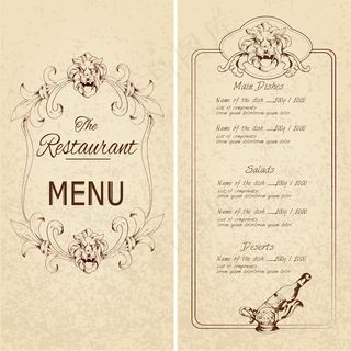 卡通狮子矢量设计