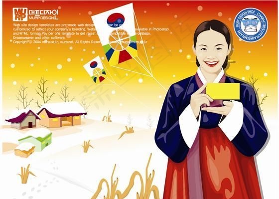 时尚女性 矢量素材 AI_0573