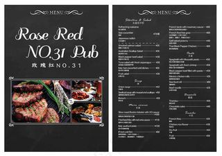 西餐厅餐厅 菜单