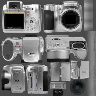 单反相机游戏模型