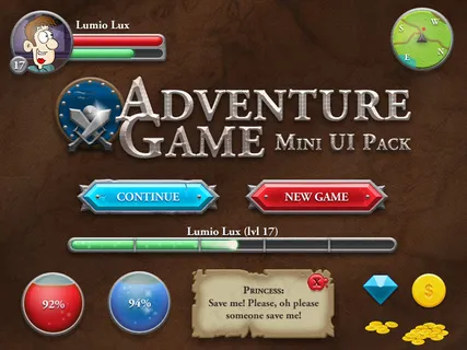 游戏ui界面设计PSD素材