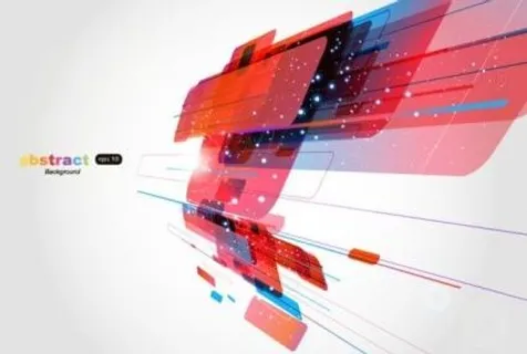 在动态背景02矢量