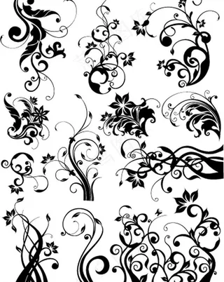 欧式花纹图片