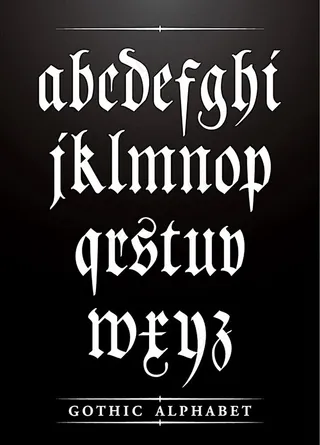 怀旧英文字体设计