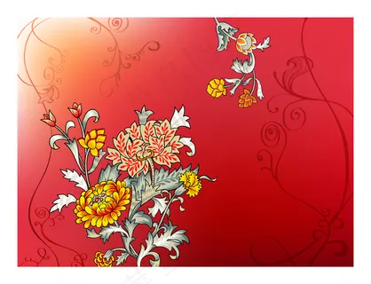 菊花矢量素材 菊花矢量素材