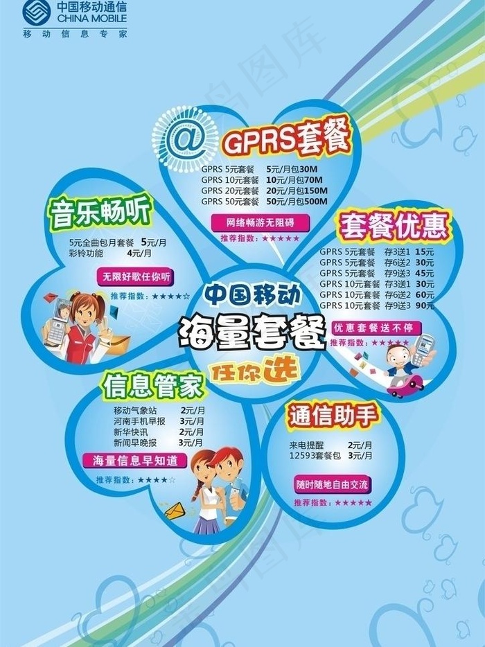 移动业务图片cdr矢量模版下载