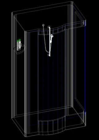 洗衣机cad模型设计