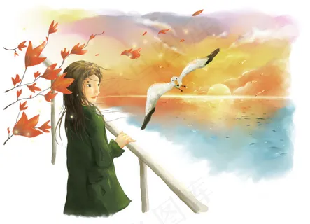 海边的女生 海边的女生