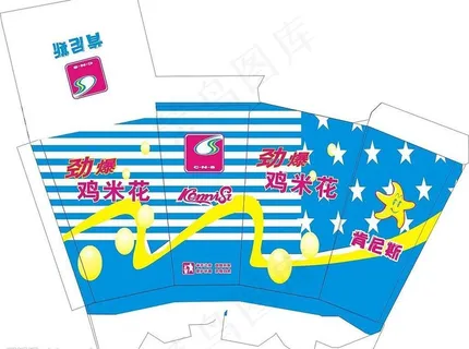 鸡米花盒子图片