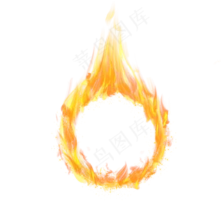 火圈保暖加绒,免抠元素