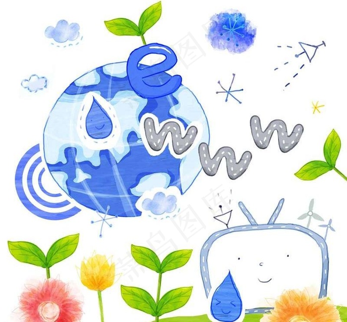 绿色节能环保图片(4000X4000(DPI:300))psd模版下载