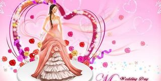 韩国浪漫情人节插画PSD素材