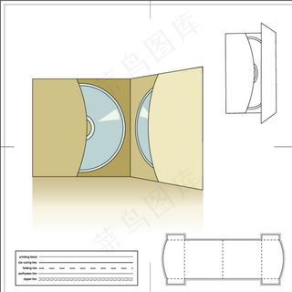 空白纸包装源文件矢量素图片