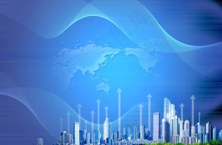 蓝色科技动感背景