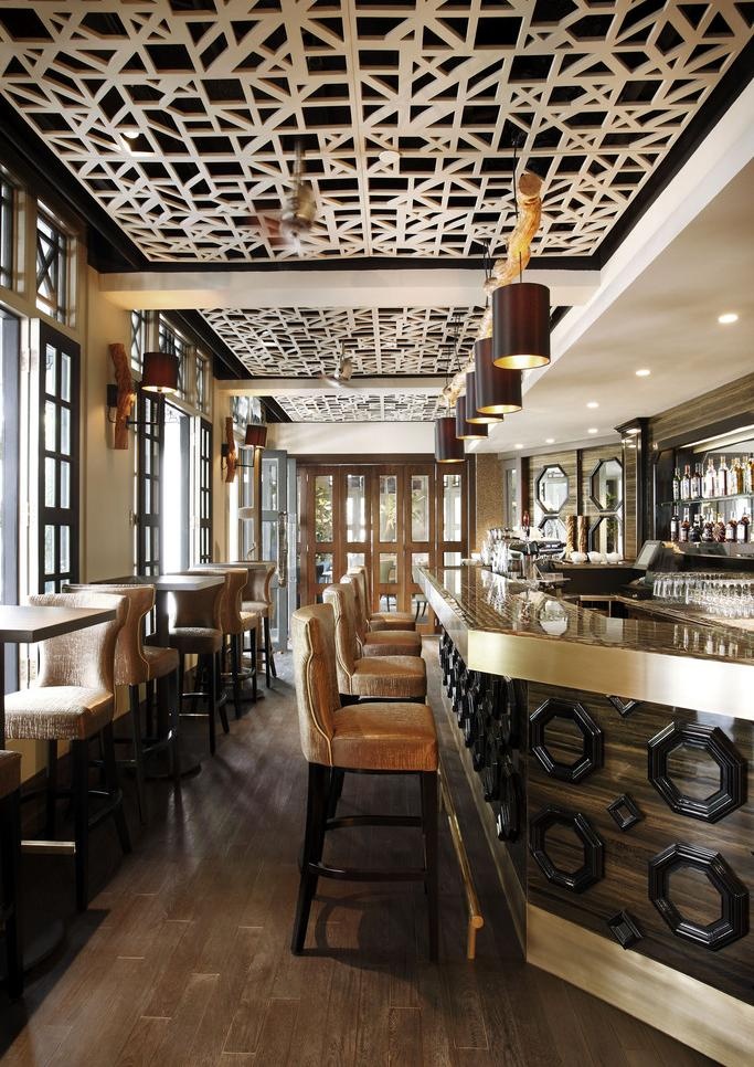 美国酒吧内景设计样板图片