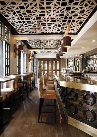 美国酒吧内景设计样板图片